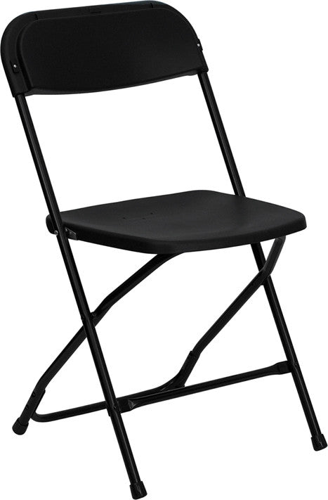 Hercules Series 800 Lb. Capacity Premium Black Plastic Folding Chair Le-l-3-bk-gg By Flash Furniture