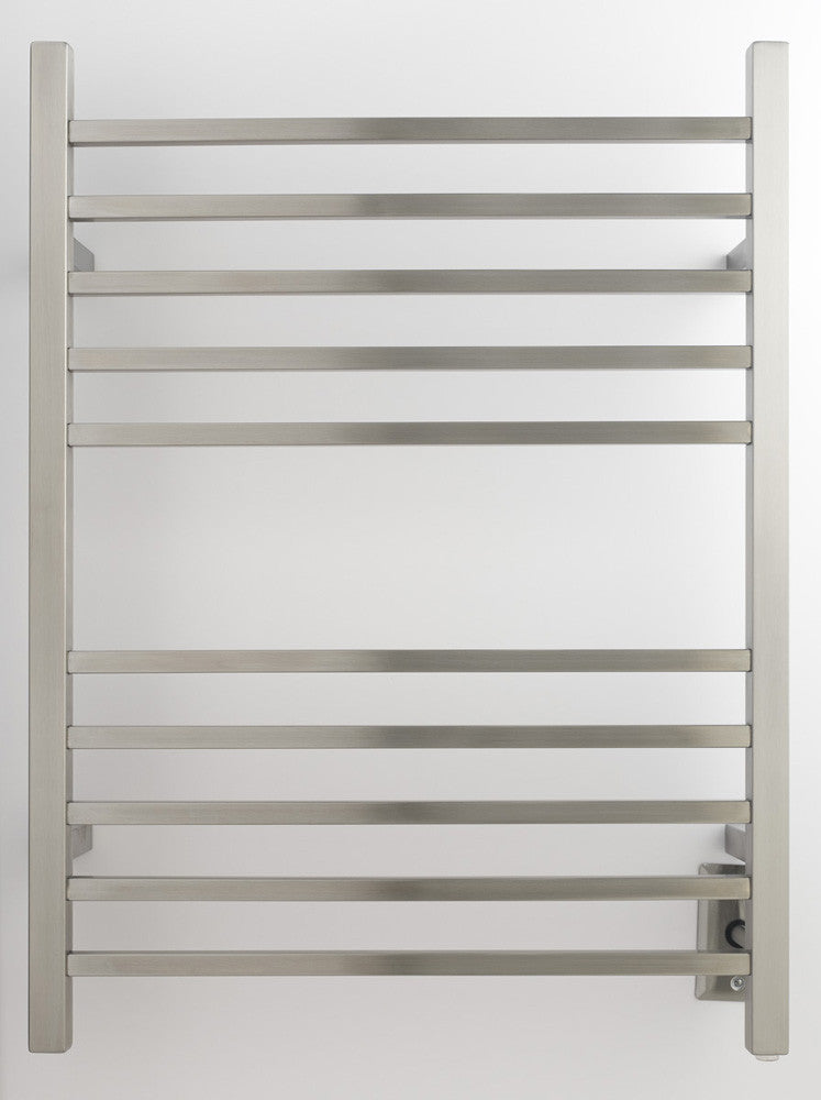 Amba Products Towel Warmer Rswh-b Radiant Square Hardwired - Brushed