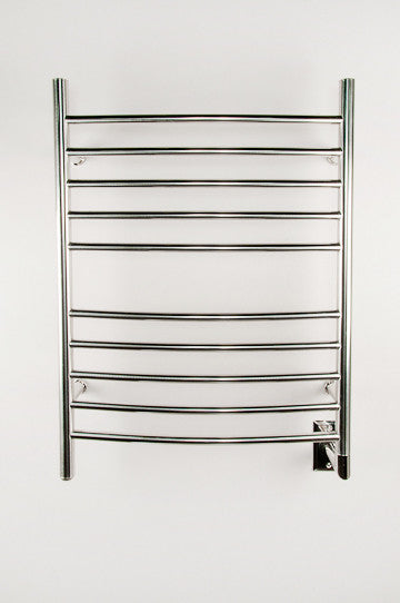 Amba Products Towel Warmer Rwh-cp Radiant Hardwired Curved - Polished