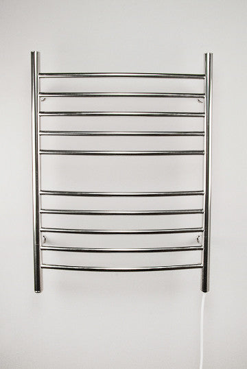 Amba Products Towel Warmer Rwp-cp Radiant Plug-in Curved - Polished