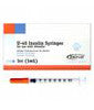 Insulin Syringe U-40 1cc 28gax1/2" 100/box