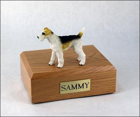 Fox Terrier, Wire-haired Tr200-704 Figurine Urn