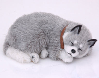 Furry Animal Kingdom Handmade Synthetic Breathing Dog - Husky Db902