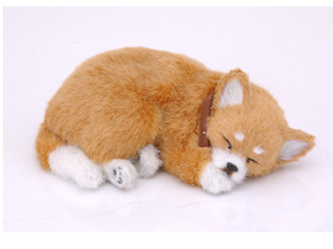 Furry Animal Kingdom Handmade Synthetic Breathing Dog - Brown Chihuahua Db904