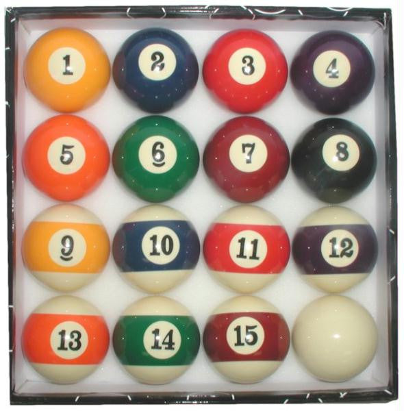 Trademark Commerce 40-bnballs Billiard Pool Ball Set - Big Number Display