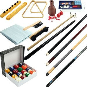 Trademark Commerce 40-ak13 32 Piece Billiards Accessories Kit For Your Pool Table