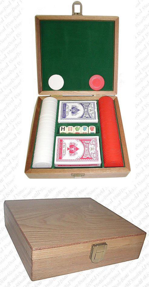 Trademark Commerce 10-1010-100w Poker Chip Gift Set - 100 Chips Plus More!