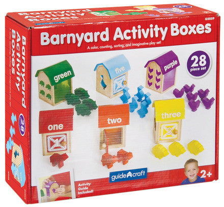 Guidecraft G5059 Barnyard Activity Boxes