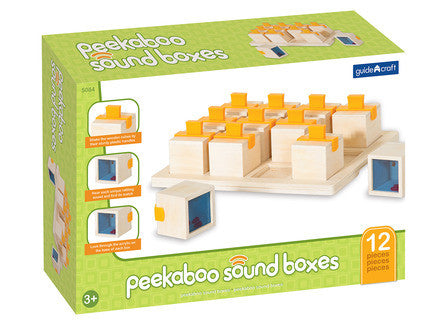 Guidecraft G5084 Peekaboo Sound Boxes