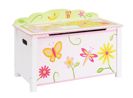 Guidecraft G88104 Gleeful Bugs Toy Box