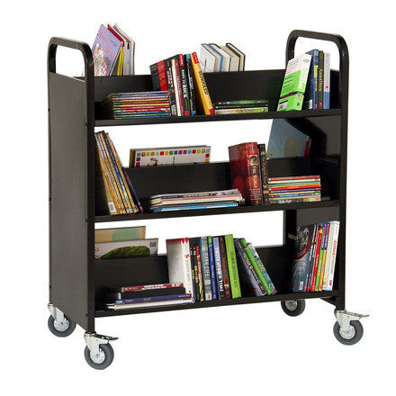 Guidecraft G99902 Book Truck Black