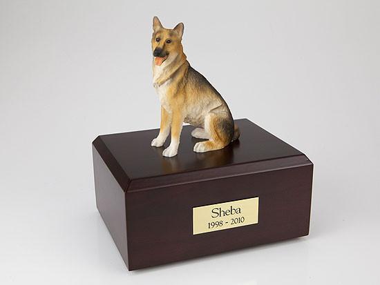 German Shepherd Sitting Tr200-100 Figurine Urn