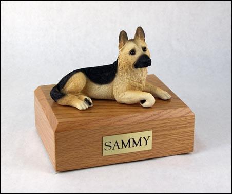 German Shepherd, Tan Tr200-1455 Figurine Urn