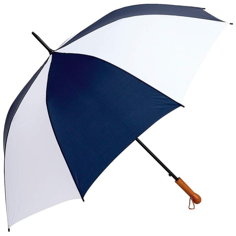 All-weather Elite Series 60" Navy And White Auto Open Golf Umbrella