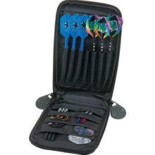 Casemaster 36-0909-01 Mini Pro Black Leather Dart Case