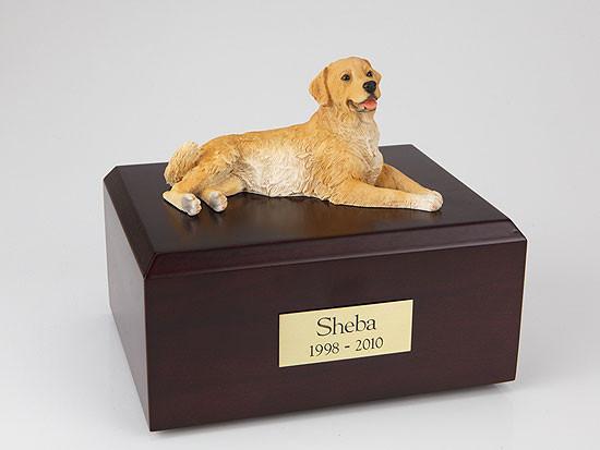 Golden Retriever Laying Tr200-107 Figurine Urn