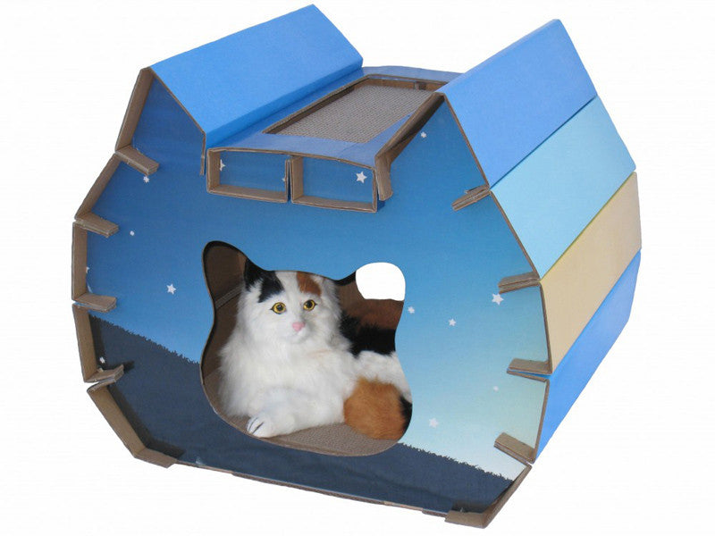 Go Pet Club Cp001 Cat Scratching Board House Style