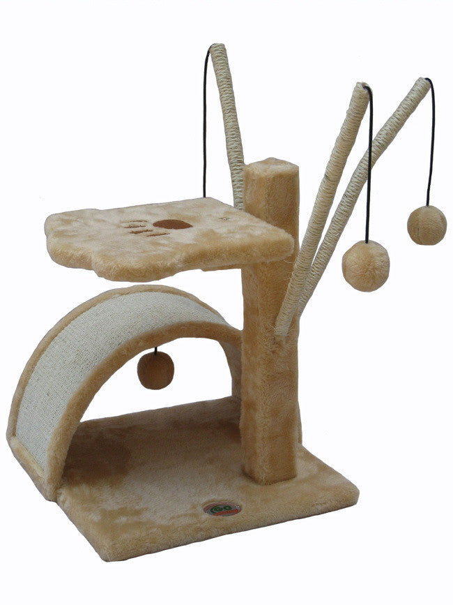 Gopetclub Cat Tree Furniture Beige 22" (f25)