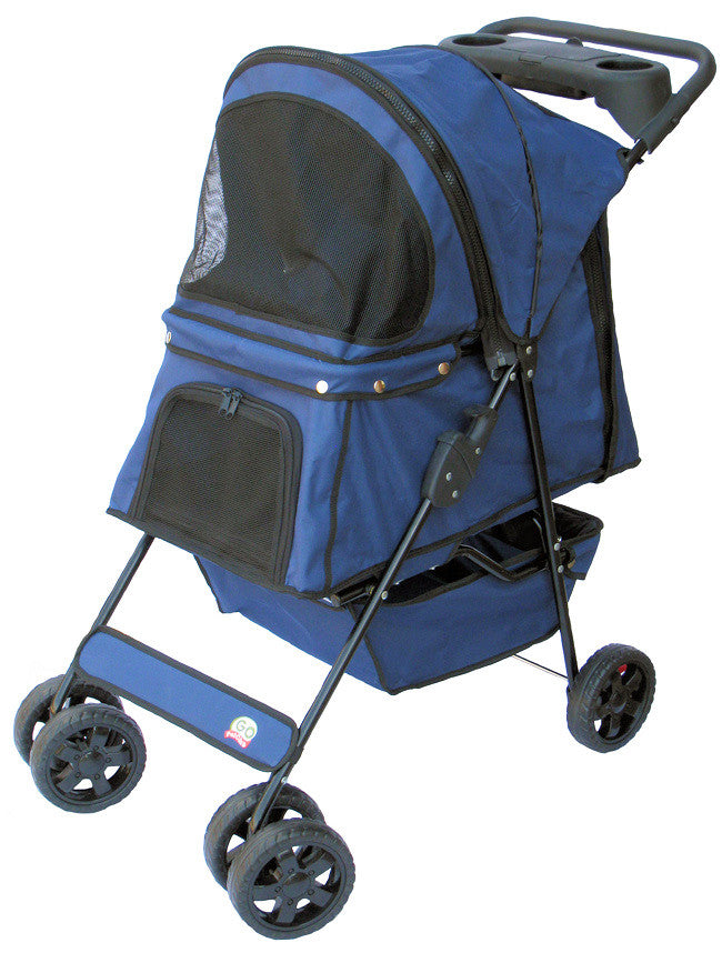Gopetclub Pet Stroller Blue Color (psb001)