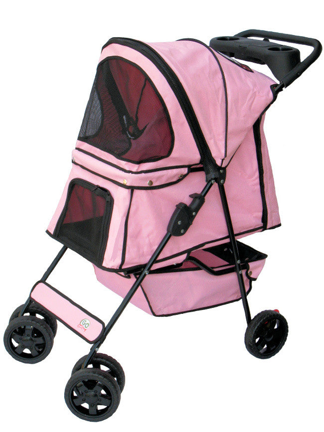 Gopetclub Pet Stroller Pink Color (psp002)