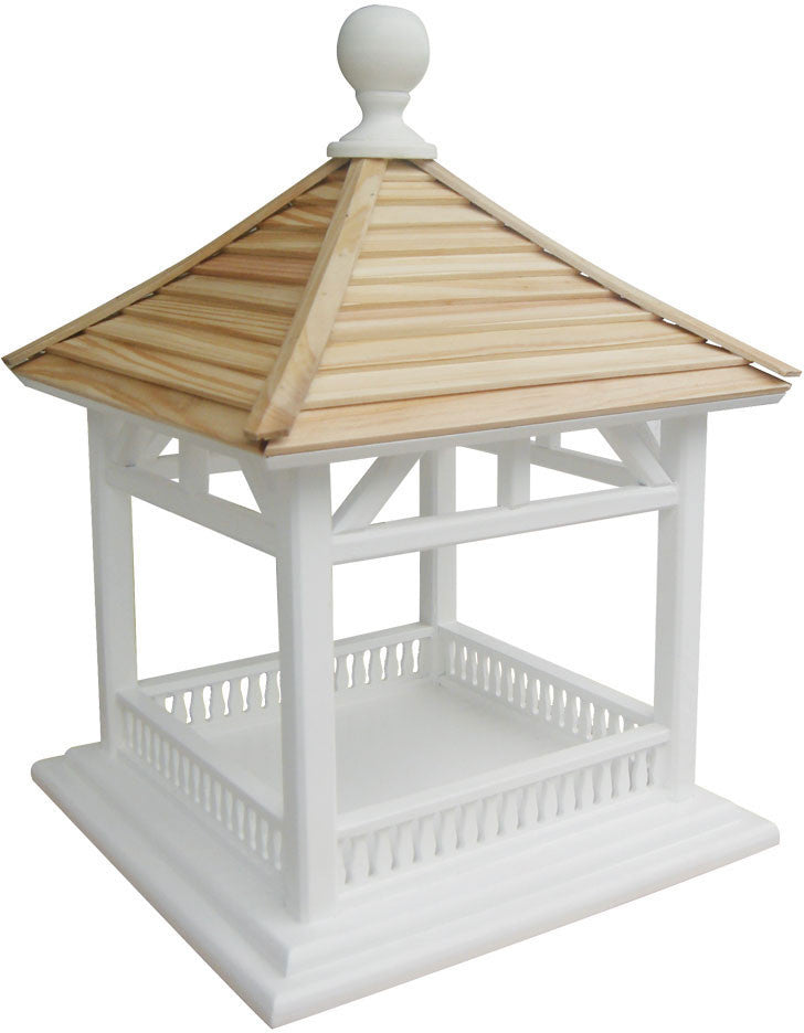 Classic Series Dream House Feeder - Pine Shingle Roof By Home Bazaar (hb-2085)