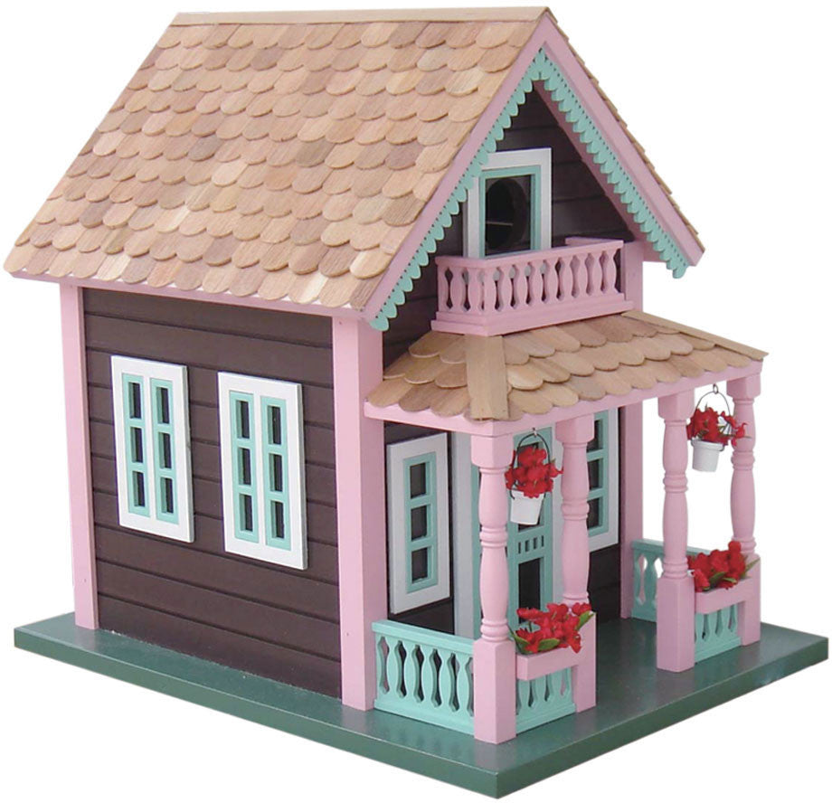 Signature Series Petoskey "lake View" Cottage Birdhouse By Home Bazaar (hb-9031)