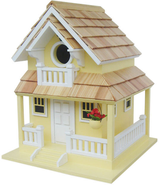 Birds Of A Feather Series Backyard Bird Cottage - Yellow By Home Bazaar (hb-9045ys)