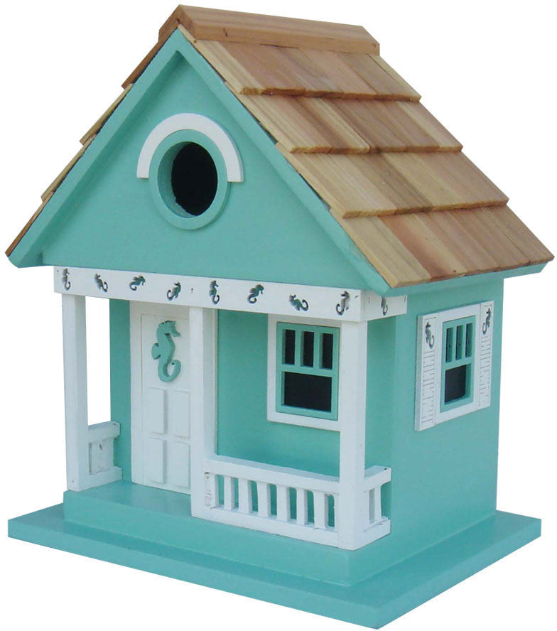 Beachcomber Cottage Collection Sea Horse Cottage - Aqua By Home Bazaar (hb-9403s)