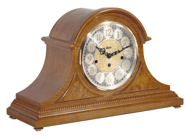 Hermle 21130i90340 Amelia Mantel Clock Mechanical Oak