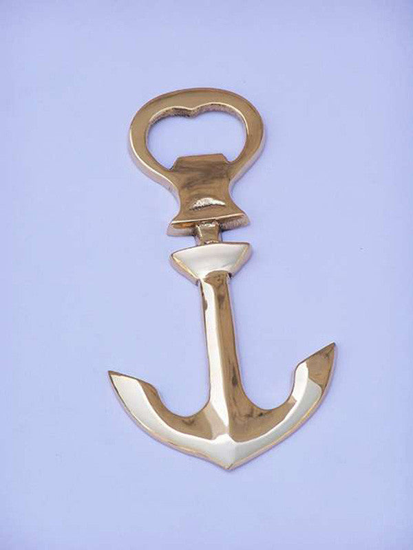 Brass Ship Anchor Bottle Opener