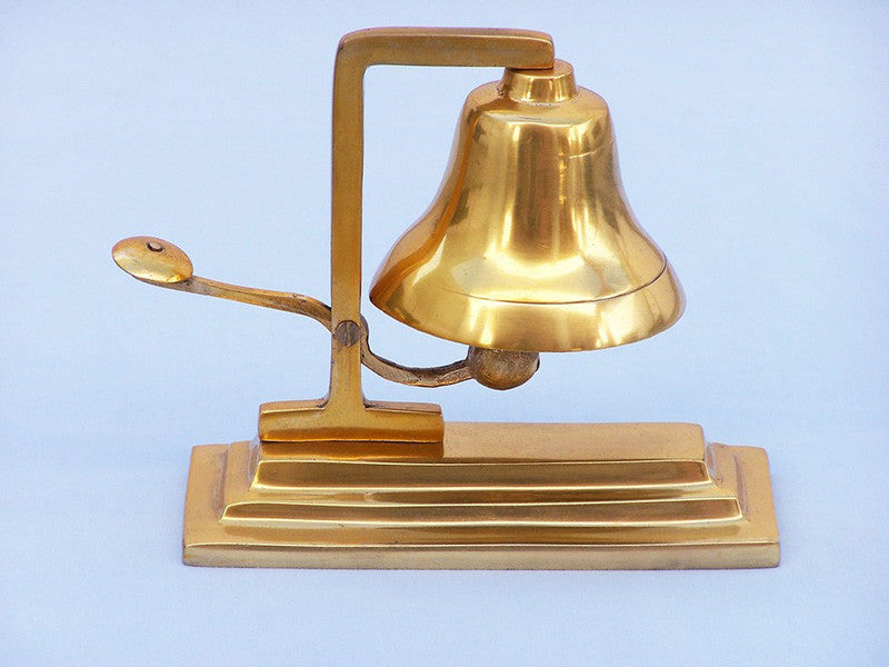 Handcrafted Model Ships Bl-2030a Solid Brass Table Bell