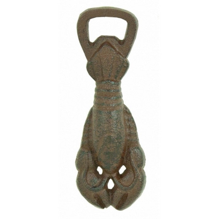 Handcrafted Model Ships Md-141 Rustic Cast Iron Lobster Bottle Opener 6"