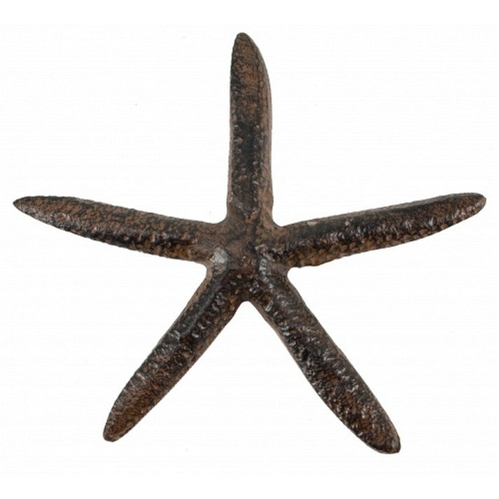 Handcrafted Model Ships Md-733 Rustic Cast Iron Starfish 6"