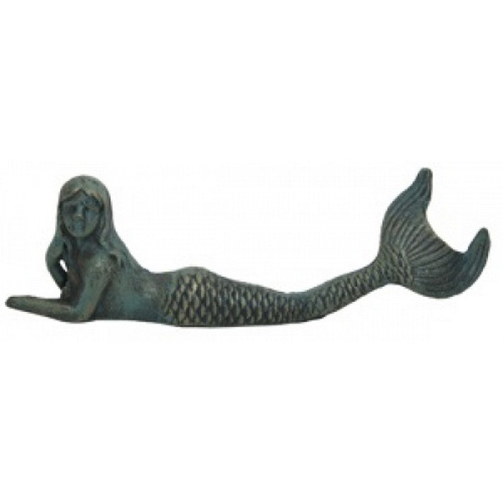 Handcrafted Model Ships Md-800 Seaworn Cast Iron Laying Mermaid 10"