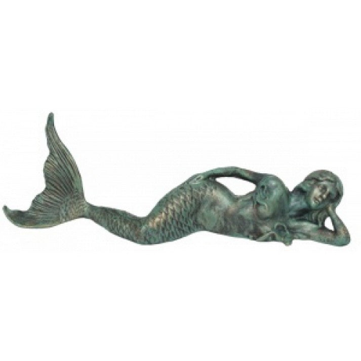 Handcrafted Model Ships Md-802 Seaworn Cast Iron Laying Mermaid 26"