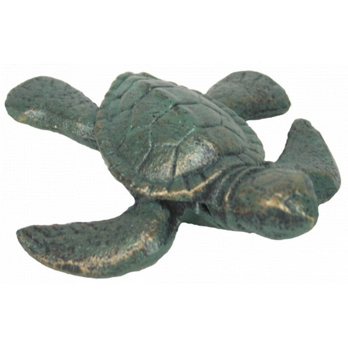 Handcrafted Model Ships Md-807 Seaworn Cast Iron Turtle 4"