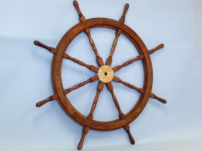 Wooden Ship Wheel 30"