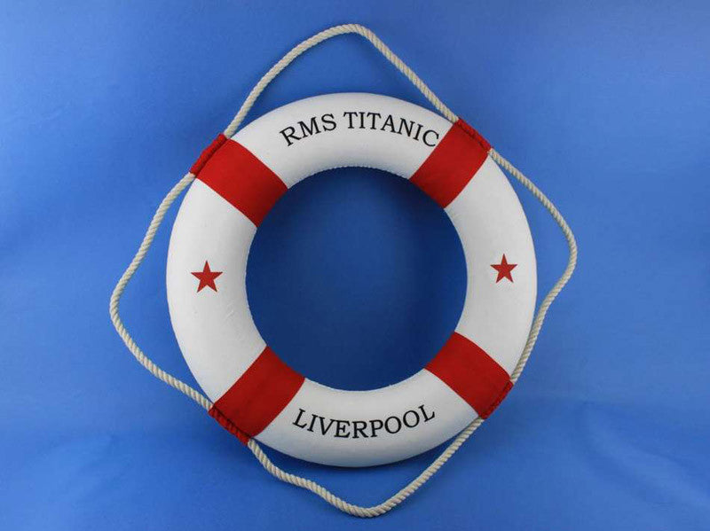 Rms Titanic Lifering 20" - Red