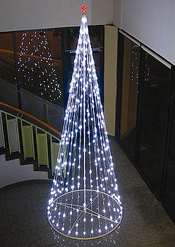 Homebrite 10 Ft. White Light Strand Christmas Tree