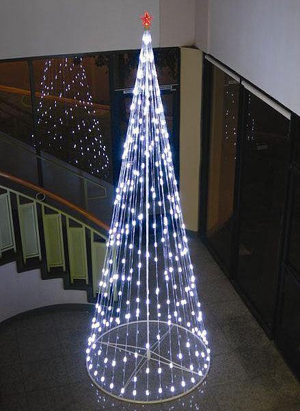 Homebrite 12 Ft. White Light Strand Christmas Tree