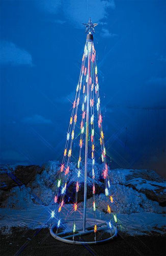 Homebrite 4ft Multi-color Light Strand Christmas Tree