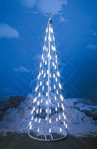 Homebrite 4 Ft. White Light Strand Christmas Tree