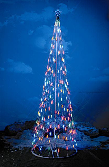 Homebrite 6 Ft. Multi-color Light Strand Christmas Tree
