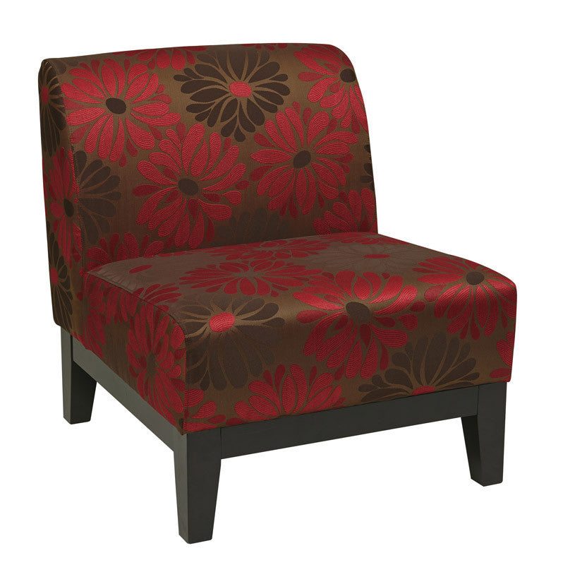 Office Star Ave Six Gln51-g14 Glen Chair In Groovy Red