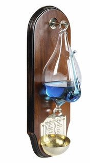 Authentic Models Wg011f Weather Glass, French Finish Wood Wall Plaque