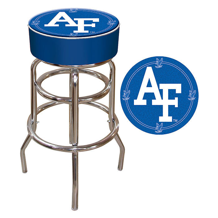 Trademark Commerce Clc1000-af Air Force Padded Bar Stool