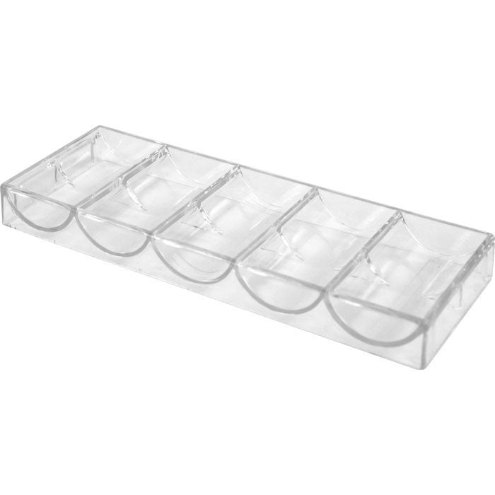 Trademark Poker 10-5030n Trademark Pokert Clear Acrylic Chip Tray - Non-stackable