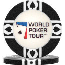 World Poker Tour 10-wp-black World Poker Tourt 11.5g Black Clay-filled Poker Chip