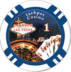 Trademark Poker 10-0600 11.5g Jackpot Casino Clay Chips W/denominations