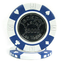 Trademark Poker 10-coin 12.2 Gram Clay Coin Inlay Jackpot Casino Chips